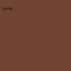 6f4631 - Coffee color image preview