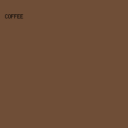 6f4e37 - Coffee color image preview