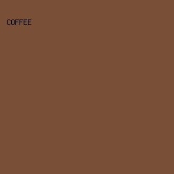 7a4f38 - Coffee color image preview