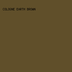 604f2a - Cologne Earth Brown color image preview