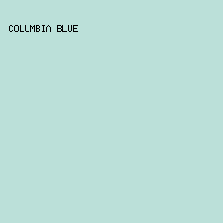 BBE0D9 - Columbia Blue color image preview