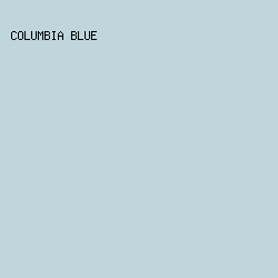 BED6DC - Columbia Blue color image preview