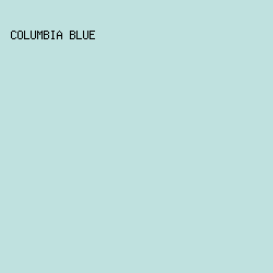 BFE1DF - Columbia Blue color image preview