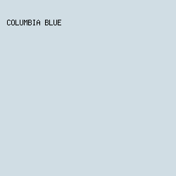 D0DDE4 - Columbia Blue color image preview