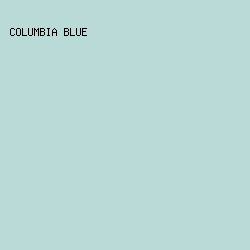 b9dad6 - Columbia Blue color image preview
