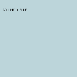 bcd5da - Columbia Blue color image preview