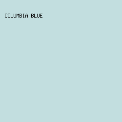c2dedf - Columbia Blue color image preview