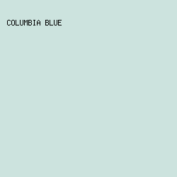 cce3de - Columbia Blue color image preview