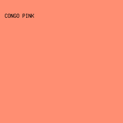 FF8E72 - Congo Pink color image preview