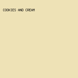 EEE2B6 - Cookies And Cream color image preview