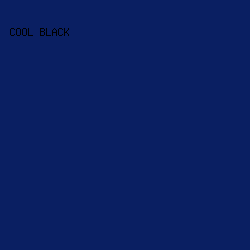 0A1F62 - Cool Black color image preview