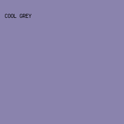 8A83AD - Cool Grey color image preview