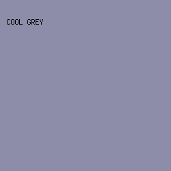 8D8DAA - Cool Grey color image preview