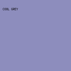 8D8DBD - Cool Grey color image preview
