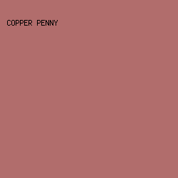 B16D6C - Copper Penny color image preview