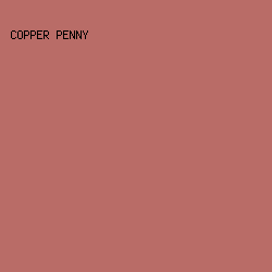 B96C67 - Copper Penny color image preview