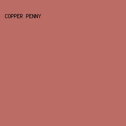 BA6C65 - Copper Penny color image preview