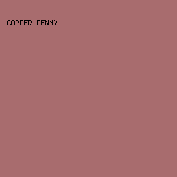a86c6e - Copper Penny color image preview