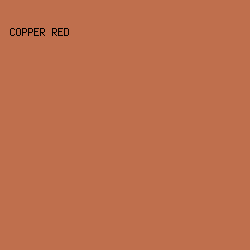 BF6F4D - Copper Red color image preview