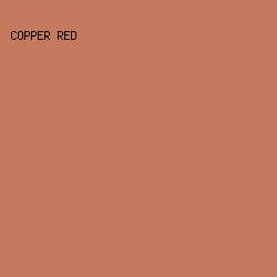 c7795e - Copper Red color image preview