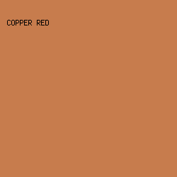 c77c4d - Copper Red color image preview