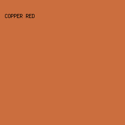cb6e3e - Copper Red color image preview