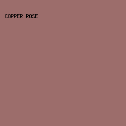 9C6D6B - Copper Rose color image preview