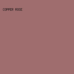 9F6D6E - Copper Rose color image preview
