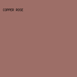9d6e67 - Copper Rose color image preview
