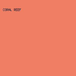 EF7E63 - Coral Reef color image preview