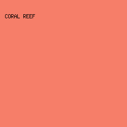 F67E69 - Coral Reef color image preview
