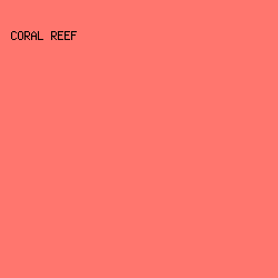 FF766E - Coral Reef color image preview