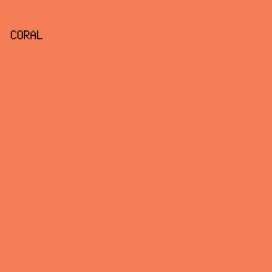 F57D58 - Coral color image preview