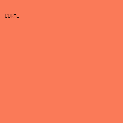 FA7A58 - Coral color image preview
