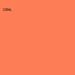 FD7D56 - Coral color image preview