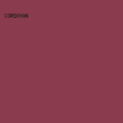8A3C4C - Cordovan color image preview