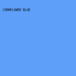 5d9ff9 - Cornflower Blue color image preview