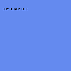 648aef - Cornflower Blue color image preview