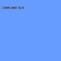 659cfb - Cornflower Blue color image preview
