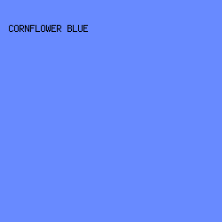 688AFF - Cornflower Blue color image preview