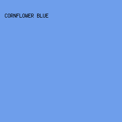 6e9eeb - Cornflower Blue color image preview