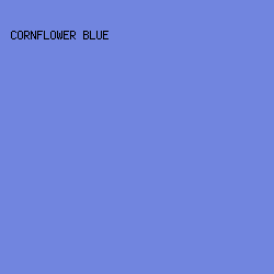 7185DF - Cornflower Blue color image preview