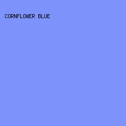 7E92FB - Cornflower Blue color image preview