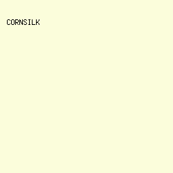 FBFDDB - Cornsilk color image preview