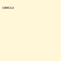FFF7D8 - Cornsilk color image preview