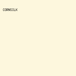 fdf7dd - Cornsilk color image preview