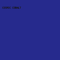 262A8D - Cosmic Cobalt color image preview