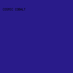 291b8a - Cosmic Cobalt color image preview