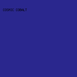 2A278E - Cosmic Cobalt color image preview