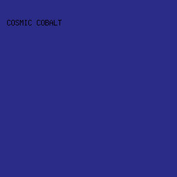 2B2B88 - Cosmic Cobalt color image preview